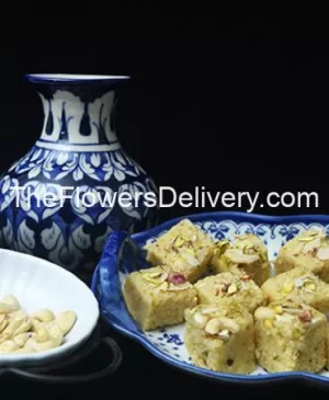 Cakes & Bakes Kaju Halwa- Premium Barfi- theflowerdelivery.com