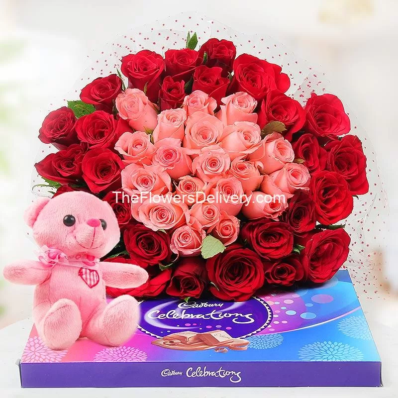 You're My Valentine Valentine's Day Flowers Gift Delivery - TheFlowersDelivery.com