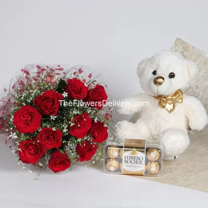 Anniversary Combo Islamabad - TheFlowersDelivery.com