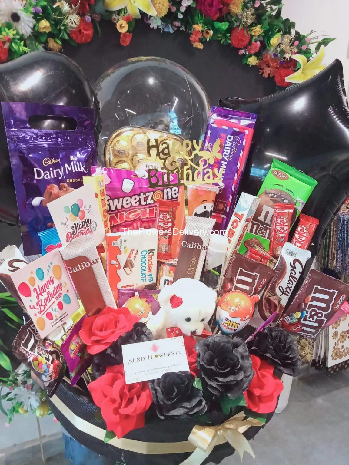 Birthday Chocolate Basket Lahore - TheFlowersDelivery.com