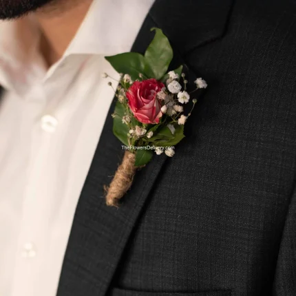 Rose Boutonniere Pakistan - TheFlowersDelivery.com