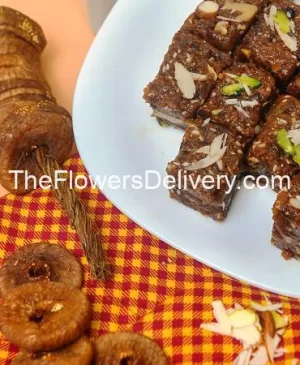 Cakes & Bakes Anjeer Halwa- Online sweets delivery - theflowerdelivery.com