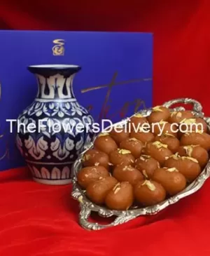 Cakes & Bakes Gulab Jaman- Exquisite mithai assortment- theflowerdelivery.com