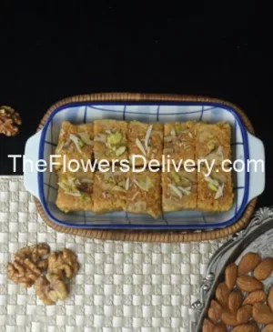 Cakes & Bakes Akhrot Halwa - Handcrafted sweets - theflowerdelivery.com