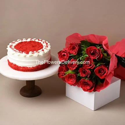 Anniversary Cake Deal Islamabad - TheFlowersDelivery.com