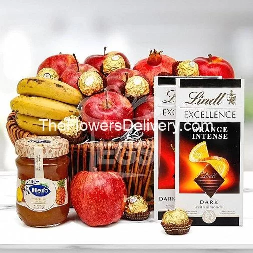 Fresh Fruit Basket Gift Lahore - TheFlowersDelivery.com