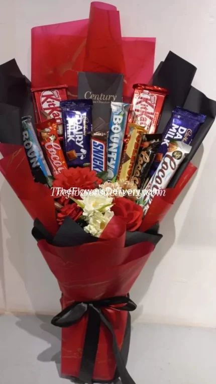 Valentine Flower and Chocolate Lahore - TheFlowersDelivery.com
