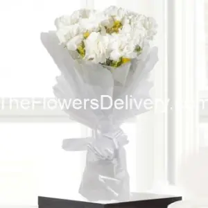 Premium White Roses