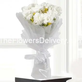 Premium White Roses