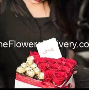 Red Roses and Ferraro Box