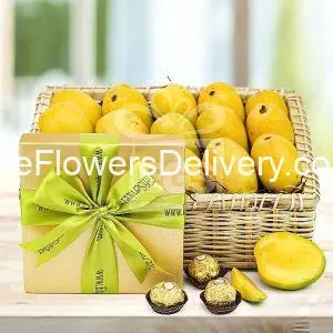 Mango Gift Basket Lahore - TheFlowersDelivery.com