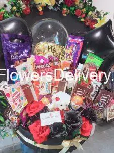 Birthday Chocolate Basket Lahore - TheFlowersDelivery.com