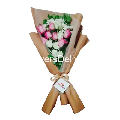 Pink Roses Bouquet