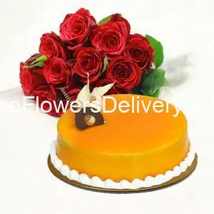 Flowers & Cake Gift Pakistan - TheFlowersDelivery.com