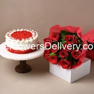 Anniversary Cake Deal Islamabad - TheFlowersDelivery.com