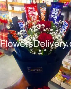 Chocolate Bouquet Karachi - TheFlowersDelivery.com