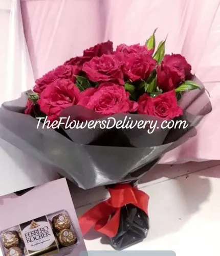 Chocolates & Flowers Karachi - TheFlowersDelivery.com