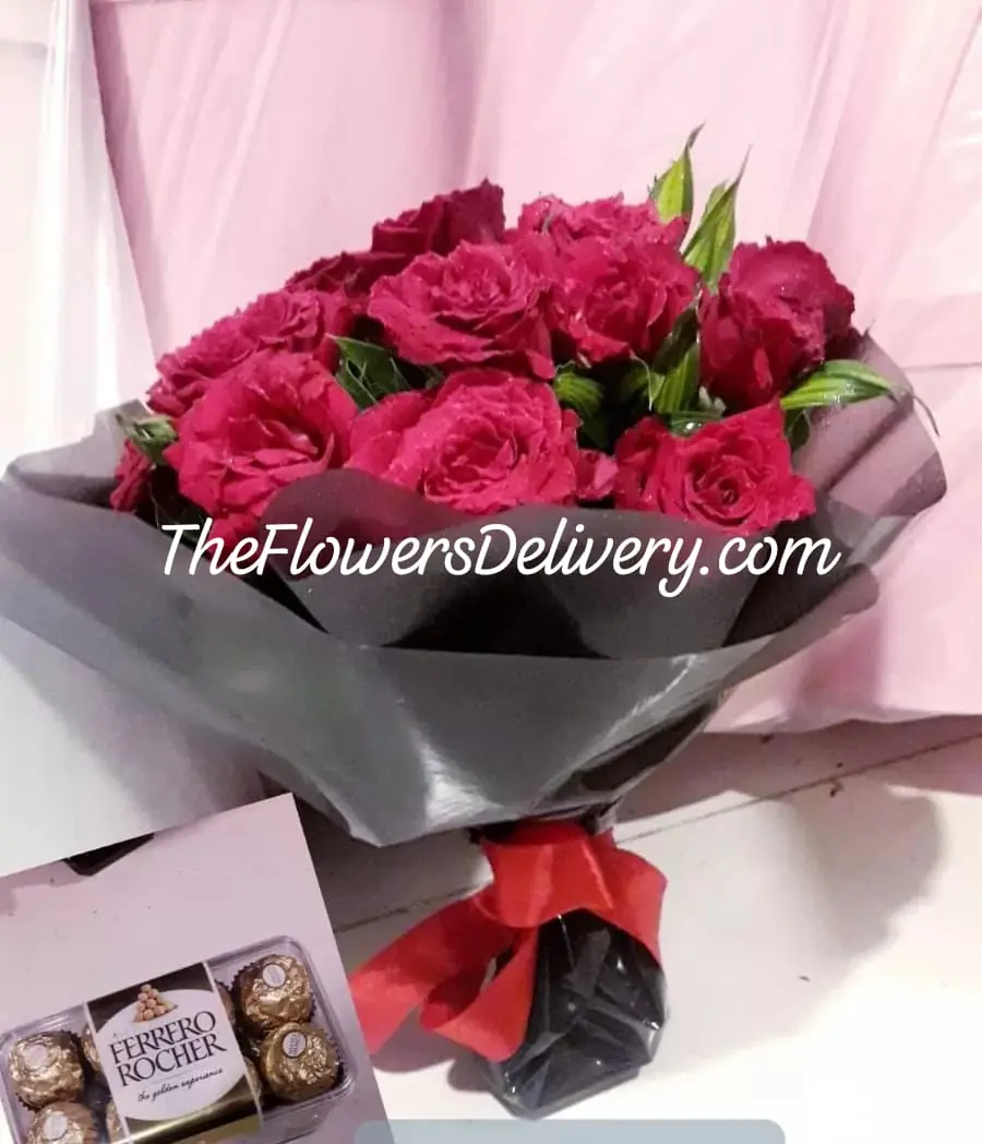 Chocolates & Flowers Karachi - TheFlowersDelivery.com