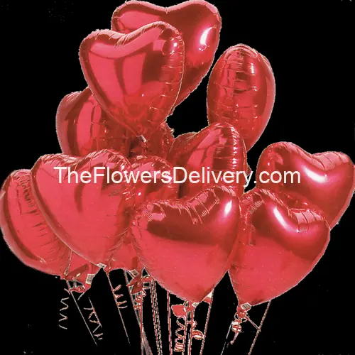 Heart Shape Balloons Pakistan - TheFlowersDelivery.com