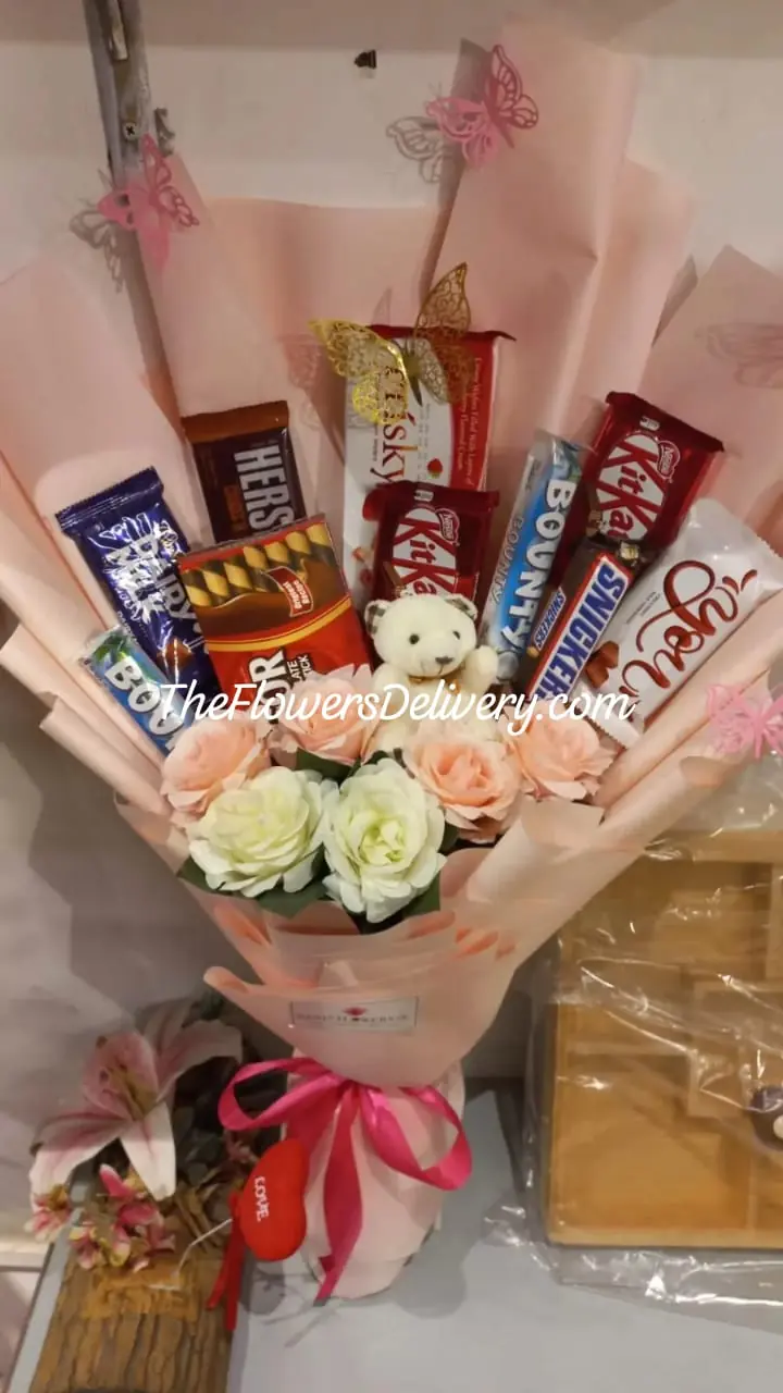 Chocolate Bouquet Lahore - TheFlowersDelivery.com