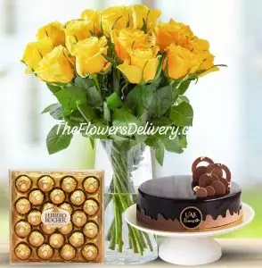 Flowers Gift Combo Islamabad - TheFlowersDelivery.com
