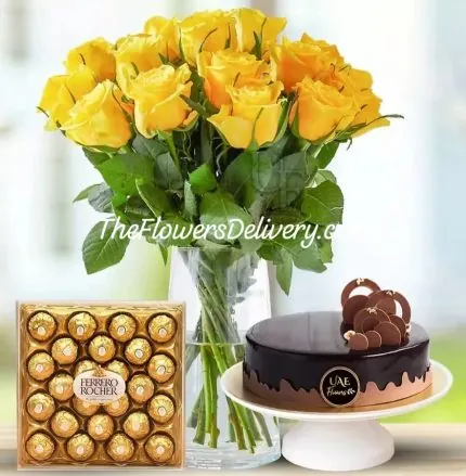 Flowers Gift Combo Islamabad - TheFlowersDelivery.com