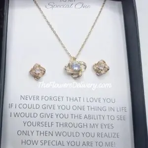 Silver Jewlery Sets - TheFlowersDelivery.com