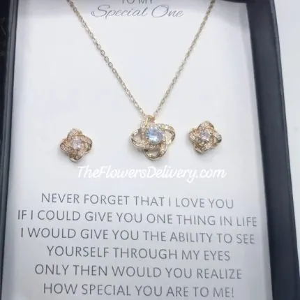 Silver Jewlery Sets - TheFlowersDelivery.com