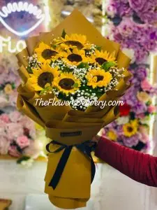 Sunflowers Bouquet Delivery Pakistan - The Flowers Delivery