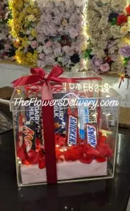 Acrylic Box Chocolates Lahore - The Flowers Delivery
