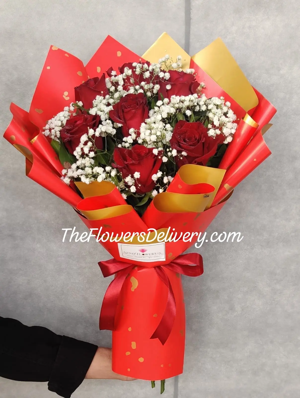 Flowers Bouquet for Valentine Multan - TheFlowersDelivery.com