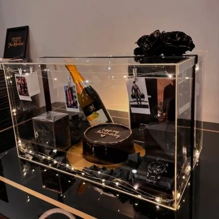 Acrylic Gifts Box for Him Lahore - TheFlowersDelivery.com