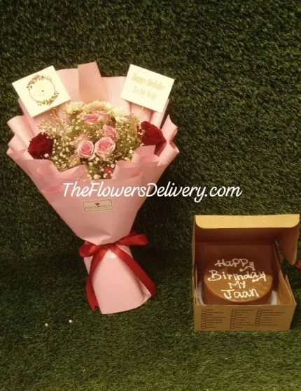 Birthday Cake and Flower Deals Lahore - TheFlowersDelivery.com