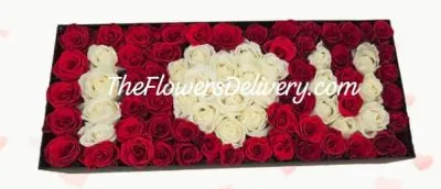 I Love You Flowers Gift Lahore - TheFlowersDelivery.com