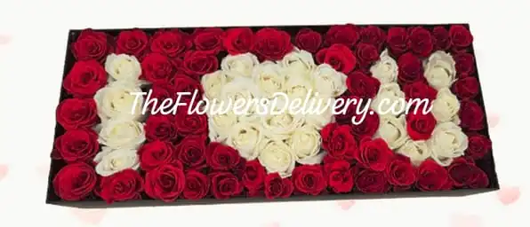 I Love You Flowers Gift Lahore - TheFlowersDelivery.com