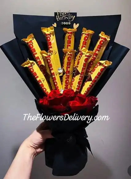Happy Birthday Bouquet Lahore - TheFlowersDelivery.com
