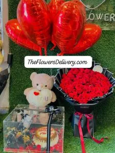 Valentine Flowers and Gifts Delivery Lahore - TheFlowersDelivery.com