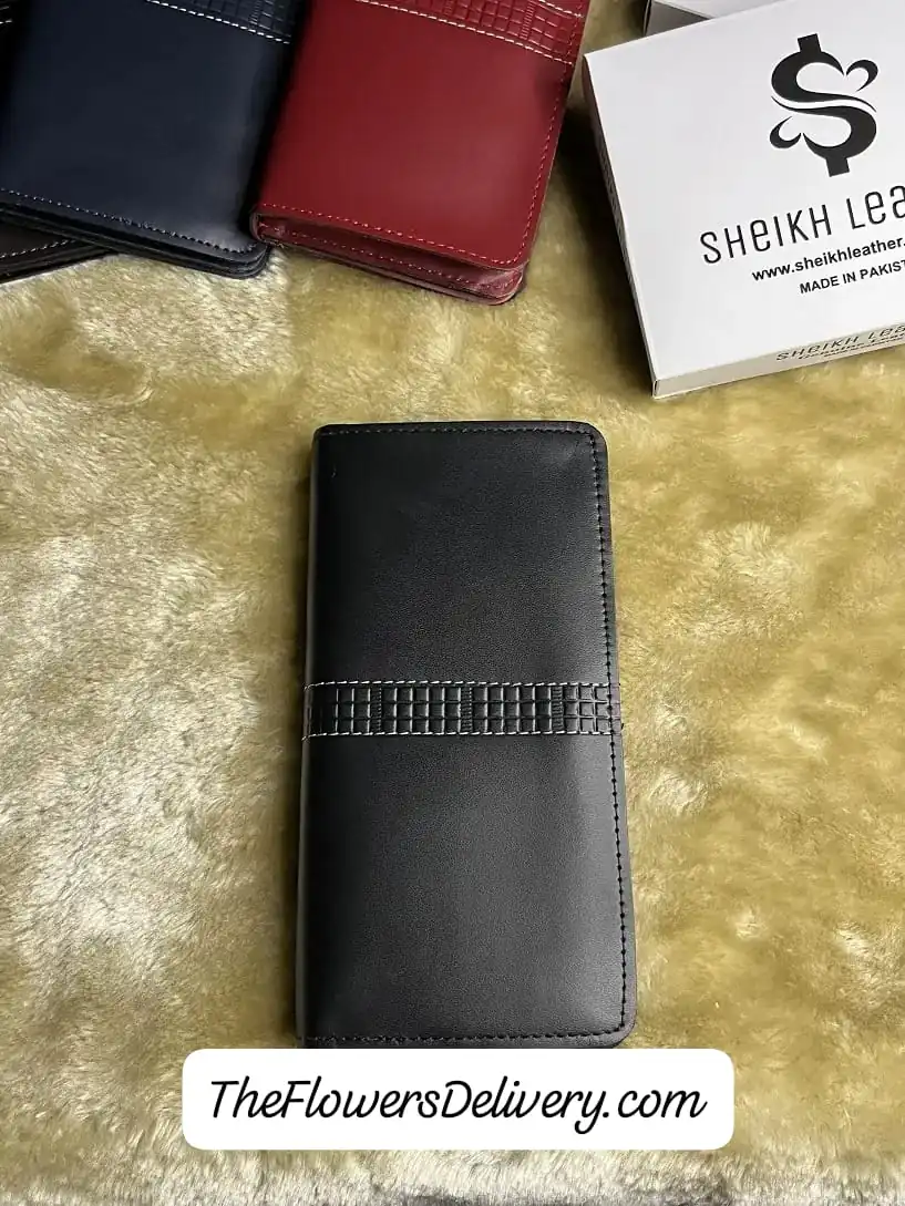 Long Leather Wallet for Men Lahore - TheFlowersDelivery.com