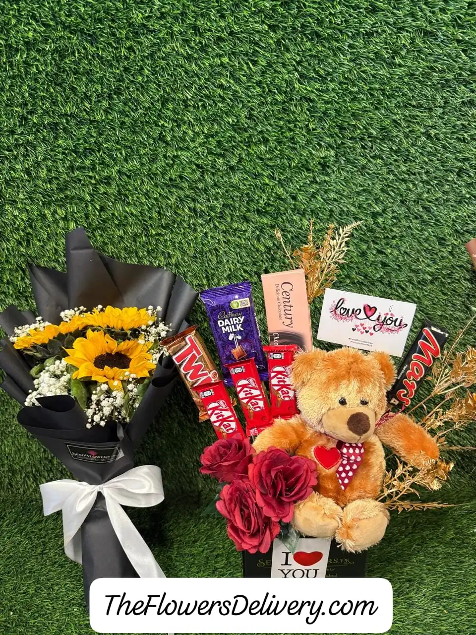 Valentines Flower Combo Lahore - TheFlowersDelivery.com