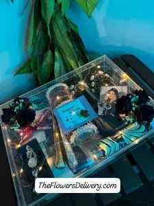 Eid Gift in Acrylic Box Lahore - TheFlowersDelivery.com