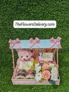 Eid Mubarak Basket Lahore - TheFlowersDelivery.com