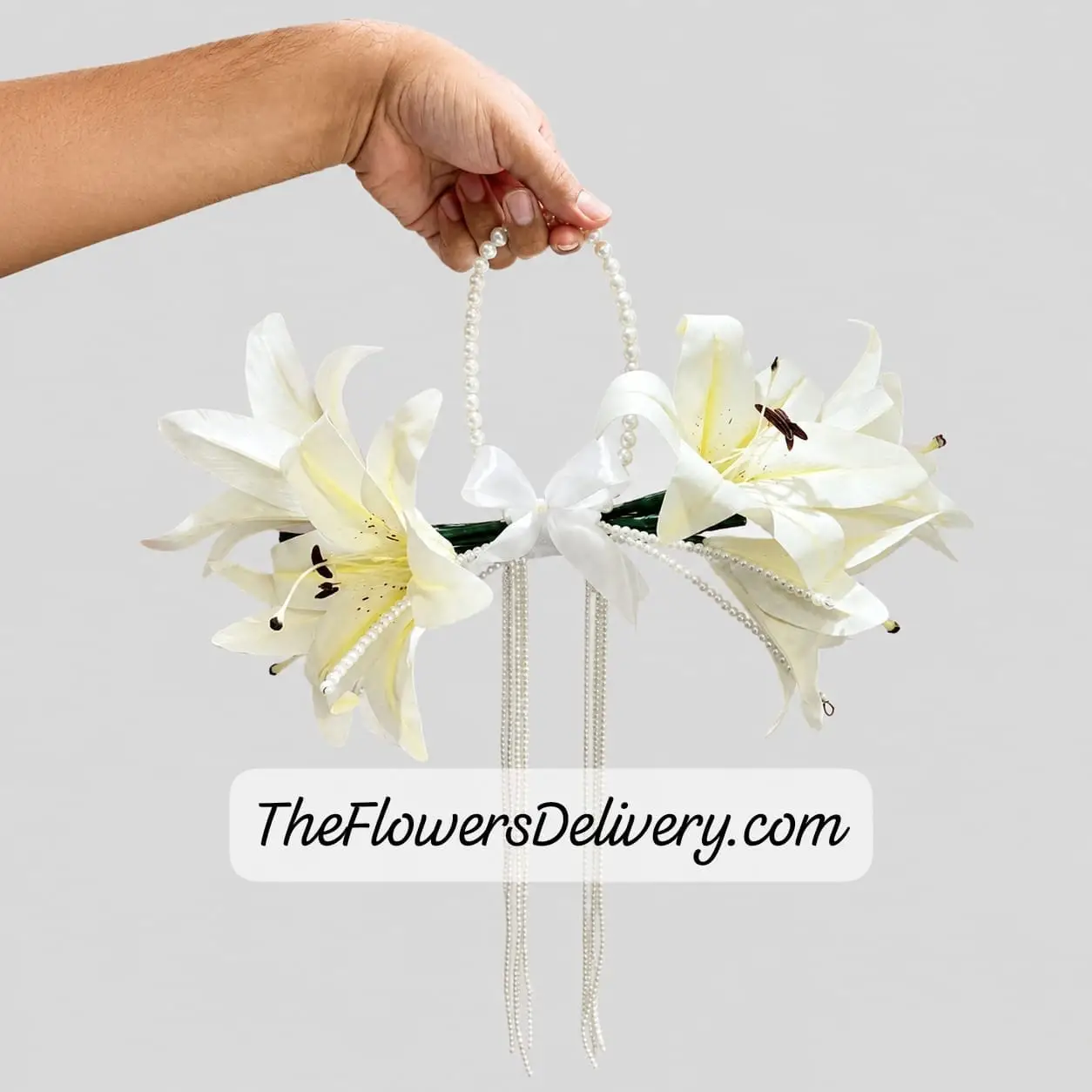 Lily Handbag Bouquet Lily Handbag Bouquet Lahore - TheFlowersDelivery.com